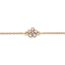 Load image into Gallery viewer, “sakura” &lt;br&gt;Pink Sapphire bracelet&lt;br&gt;1412B
