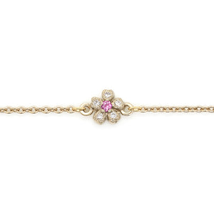 “sakura” <br>Pink Sapphire bracelet<br>1412B