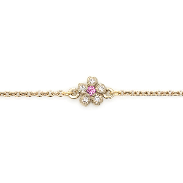 “sakura” <br>Pink Sapphire bracelet<br>1412B