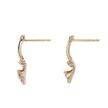 Load image into Gallery viewer, “Anemone”&lt;br&gt;Diamond Earrings&lt;br&gt;1518A
