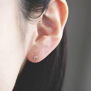 “sakura”<br>Pink Sapphire Earrings<br>1252B