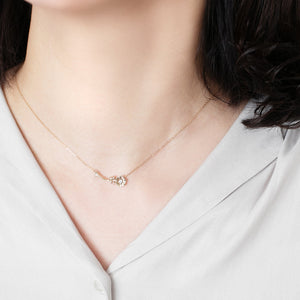 1517A<br>“Anemone”<br>Diamond Necklace